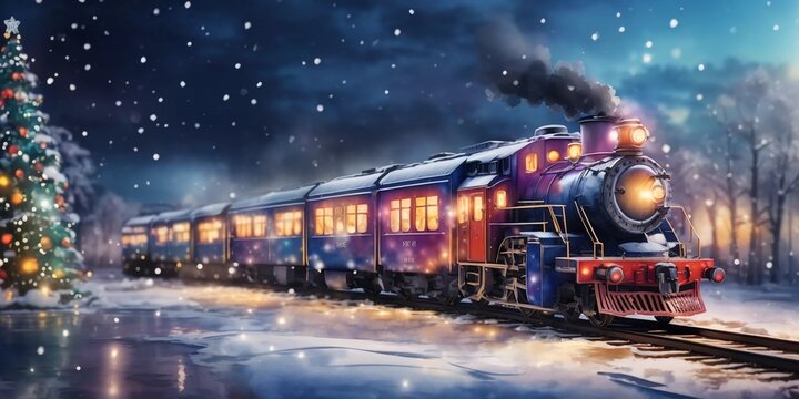 Christmas Train" Images – Browse 820 Stock Photos, Vectors, and Video |  Adobe Stock