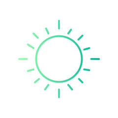 sun gradient icon