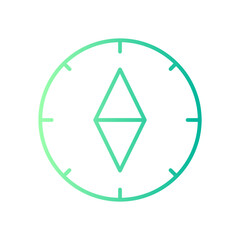 compass gradient icon