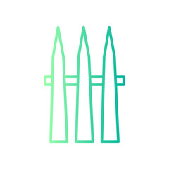 fence gradient icon