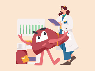 Medical Characters Anti-epidemic Flat Vector Concept Operation Hand Drawn Illustration
