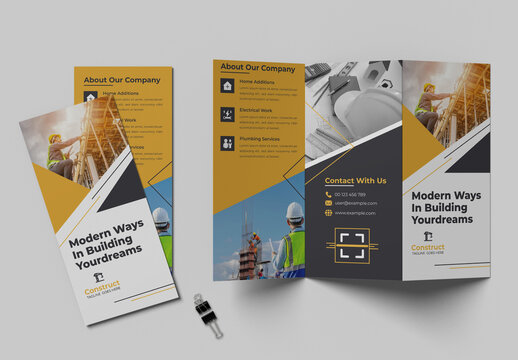 Construction Trifold Brochure