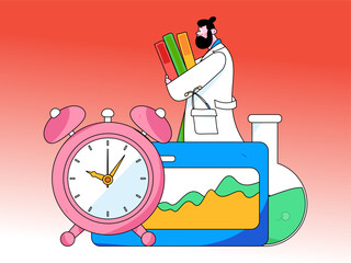 Medical Characters Anti-epidemic Flat Vector Concept Operation Hand Drawn Illustration
