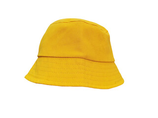 yellow bucket hat PNG transparent