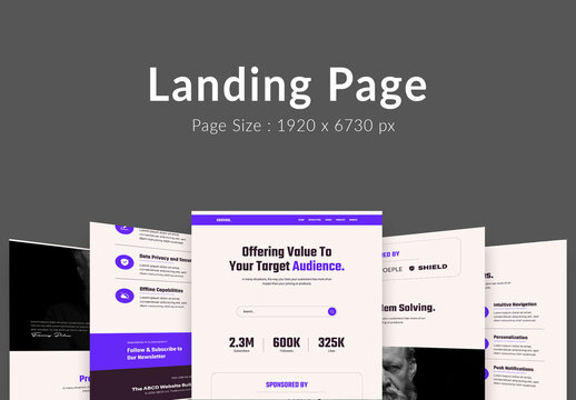 Business Landing Page Design Layout