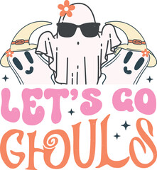 Obraz premium Cute Halloween Retro Design Bundle 