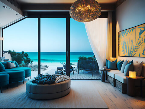  Living room, interior, room night home table light lights, architecture, chair, house, design,