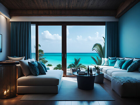  Living room, interior, room night home table light lights, architecture, chair, house, design,