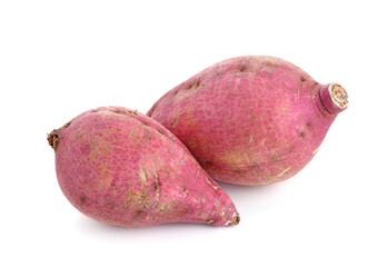 Sweet potato isolated on white background