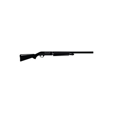 recommend clip art: Shotgun icon isolated vector graphics