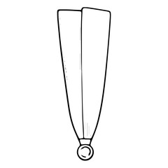 medals and trophy in sports, outline vector illustration.