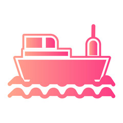 ,vessel line icon