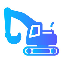 Obraz premium Digger line icon