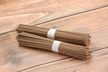 Asian aw soba bukwheat noodle