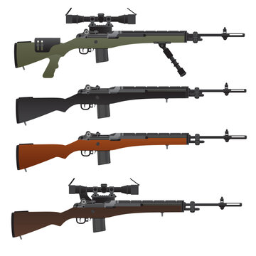 American Scout Sniper Rifle / Ai Illustrator