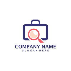 Find Suitcase logo design concept vector. Suitcase logo design template