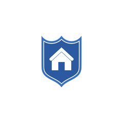 House shield icon isolated on transparent background