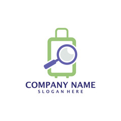 Find Suitcase logo design concept vector. Suitcase logo design template