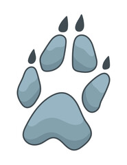 Footprints Animal Sticker