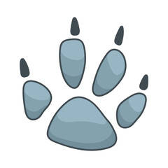 Footprints Animal Sticker