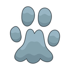 Fototapeta premium Footprints Animal Sticker