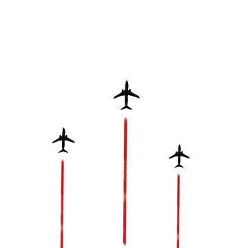 wind turbine in wind