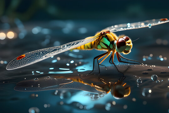 dragonfly close up