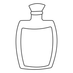 flask potion perfume jar line icon element