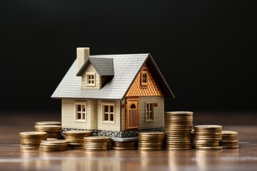 A money coin savings set is a collection of funds specifically allocated for investing in the concept of real estate, including mortgages, financing, and refinancing of home loans, all tied to the
