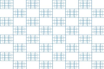 Fabric pattern line table pattern, white background.