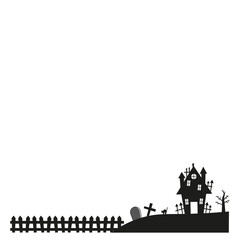 Obraz premium Halloween Border Element