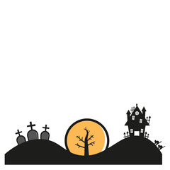 Halloween Border Element