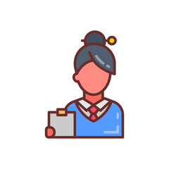 Sale Assistant icon in vector. Illustration