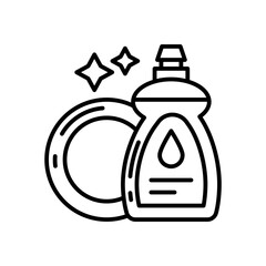 Dish Soap icon in vector. Illustration