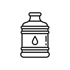 Water Bottle icon in vector. Illustration