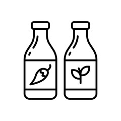 Sauces icon in vector. Illustration