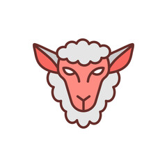 Lamb icon in vector. Illustration