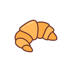 Croissants icon in vector. Illustration
