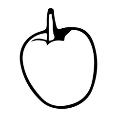 vegetables Healthy eathing, vecrot outline