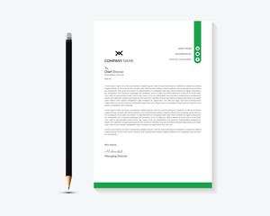 Creative and Clean Letterhead. Corporate modern Letterhead design.