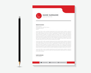 Creative and Clean Letterhead. Corporate modern Letterhead design.