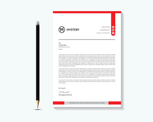 Creative and Clean Letterhead. Corporate modern Letterhead design.