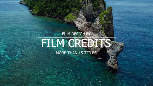 This Premiere template is a set of 16 Final credits titles which will help you to enhance your film credits greatly. 