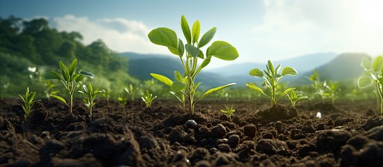 Agriculture: Cultivating plants with available space, promoting plant growth and starting anew,