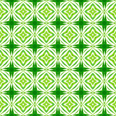 Organic tile. Green classic boho chic summer