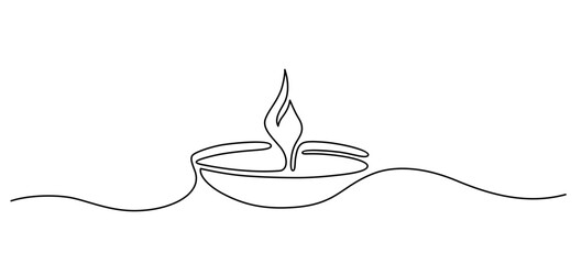 diwali line art