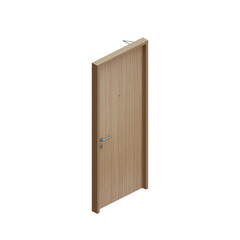 Single Wood Door 01