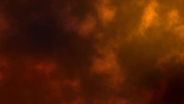 Blur bokeh cloud slow rolling abstract motion background on the black screen