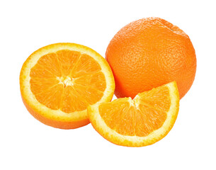 Fototapeta na wymiar Orange fruit transparent png