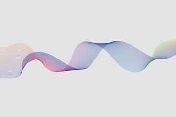 Wave abstract background. Vector ilustration